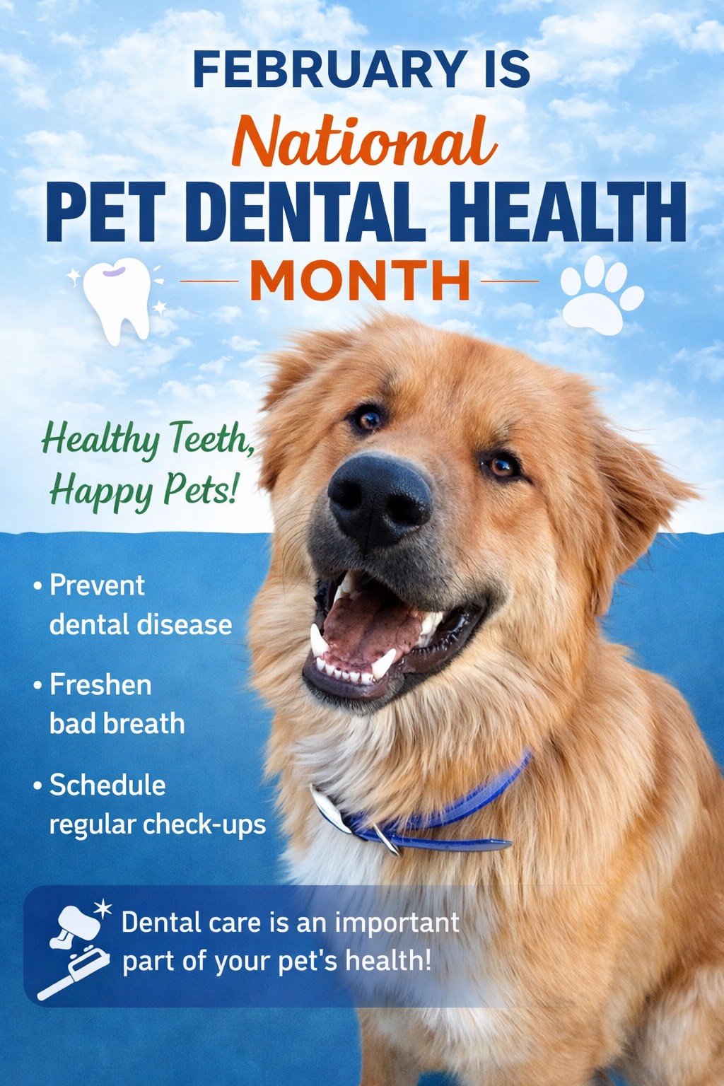February is National Pet Dental Care month 